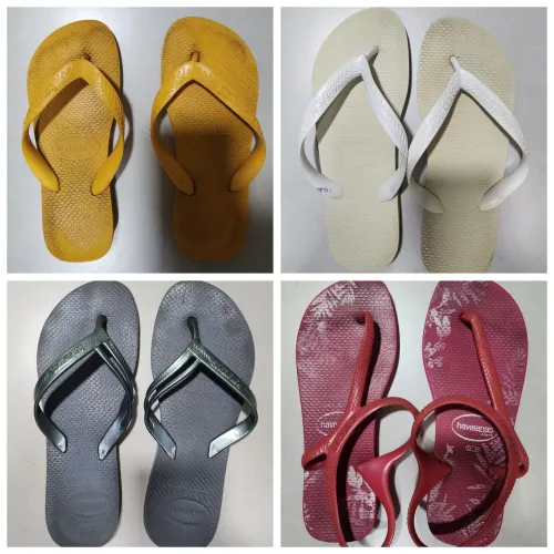 Lote 4 Pares Havaianas 35/36 37/38 e 39/40 (Usadas) No estado