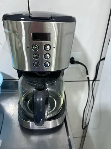 Cafeteira Elétrica Electrolux Digital 38 Xícaras Experience Programável com Timer Cor Inox