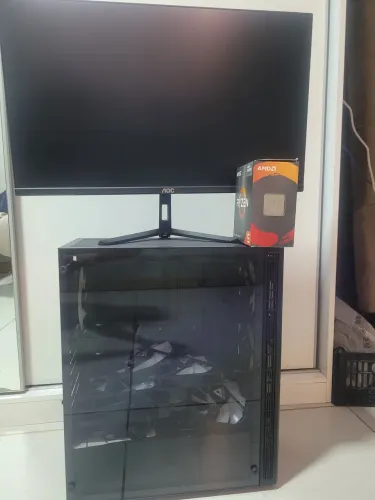 Ryzen 5 5600gt + Monitor Gamer Aoc 24 180hz + Gabinete Gamer Ninja Kotaro