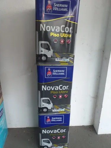 Novacor piso ultra altíssima qualidade, tráfego de veículos pesados promoção 330 chama .