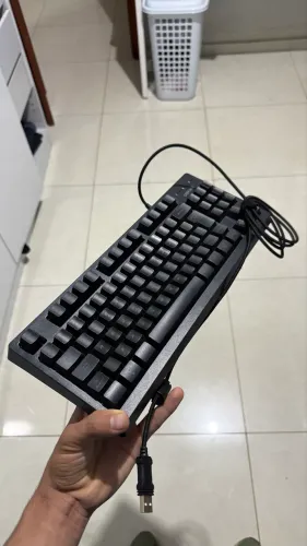 Teclado Mecânico Gamer, retroiluminação RGB