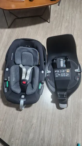 Bebê Conforto Maxi-Cosi Pebble 360 + Base Giratória Isofix FamilyFix 360