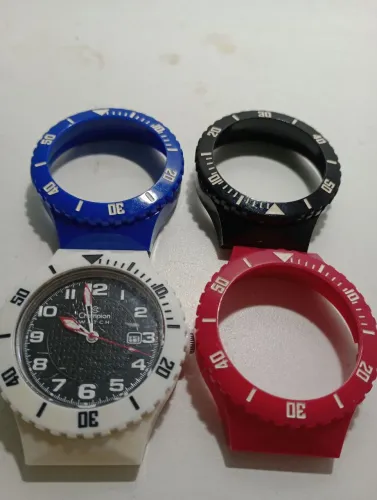 Relógio Champion troca pulseira antigo
