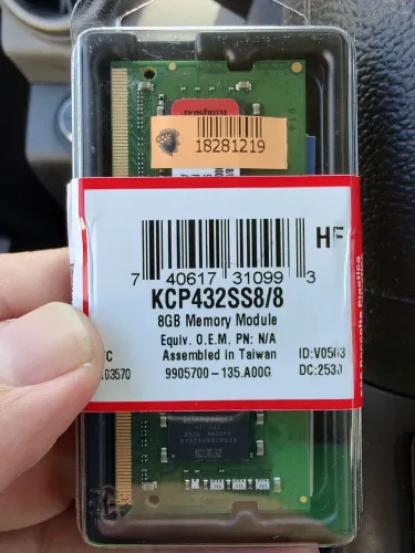 Memória RAM 8GB DDR4 Note