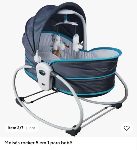 Cadeira de balanço para bebê Mastela 5 em 1