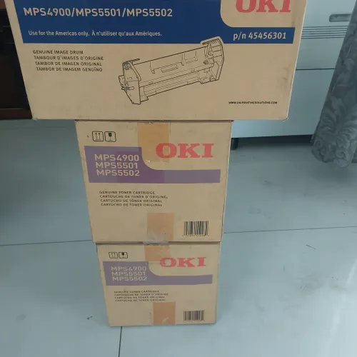 Toner okidata Mps4900,5501 kit 3 peças com drum