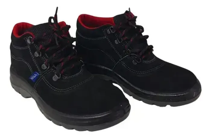 Bota Botina Marrom e Preto Nobuck Kala Profissional CA