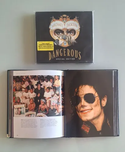 Michael Jackson Cd Dangerous Special + livro Fotos