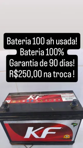 Bateria 100 ah usada 