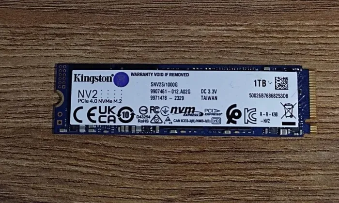 SSD Kingston NV2 1TB NVMe (SNV2S/1000G)