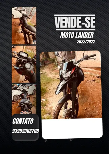 Moto conservada adesivada etc
