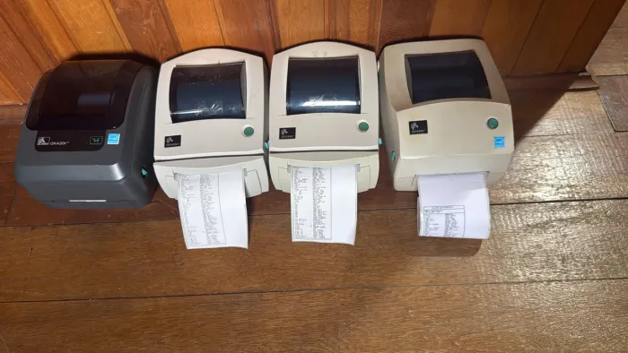 Impressora Zebra 420 - lote 4 unidades