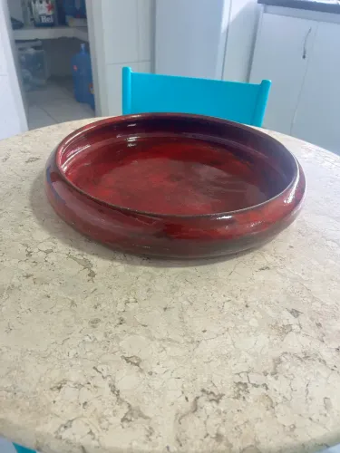 Centro de mesa vermelho