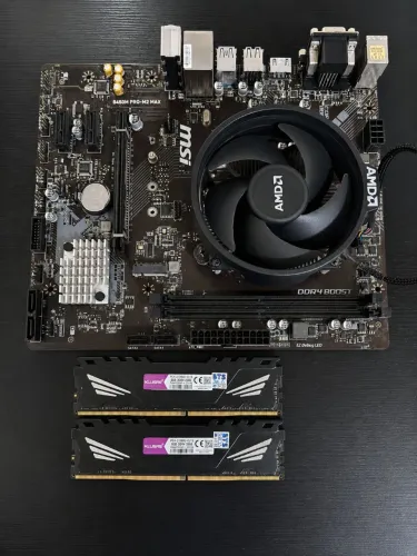 Kit Placa-Mãe + Ryzen 5 5600G + 16GB RAM