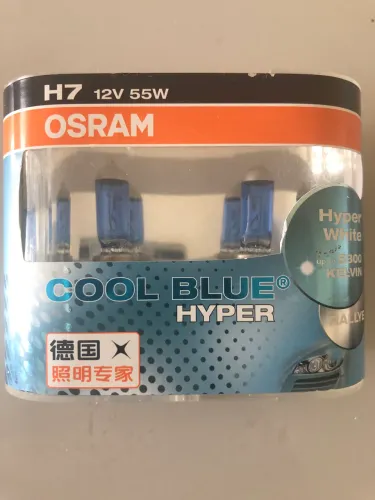 Lâmpada H7 55w Osram cool blue hyper