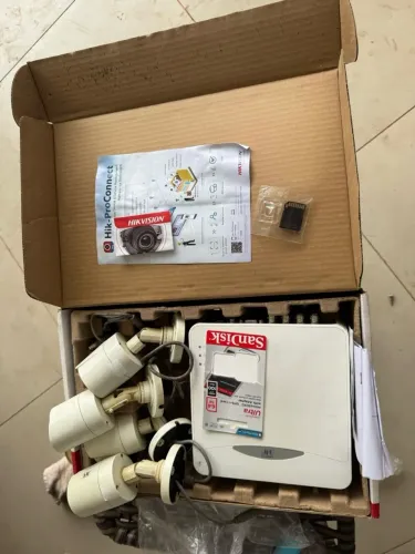 Dvr com 4 câmeras