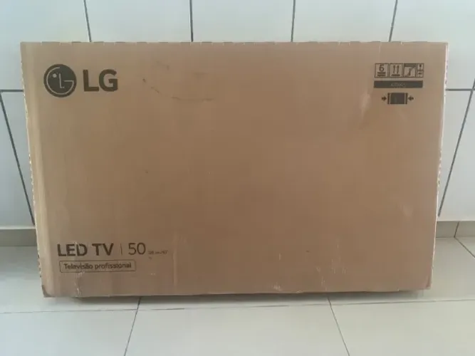 Smart TV LG 50" 4K 50AU801C0SA Lacrada com nf