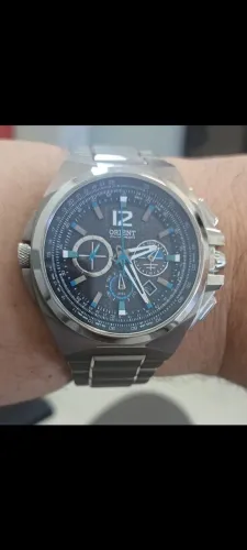 Relógio Masculino Orient Flytech Solar Titânio MBTTC017 - Usado