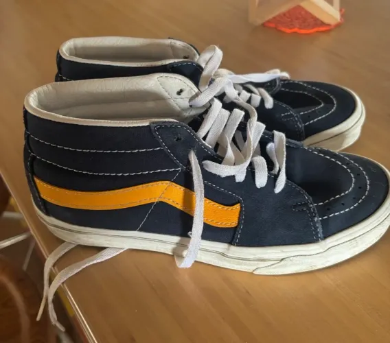 Vans sk8-mid azul marinho 
