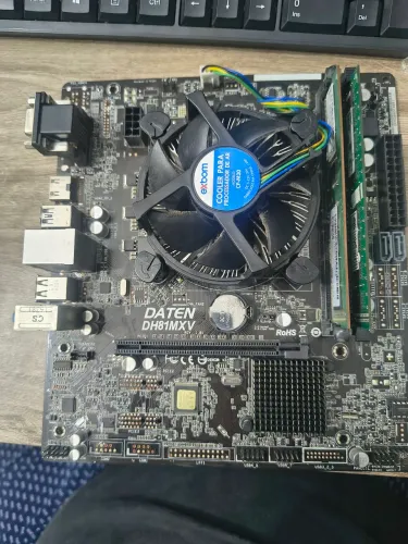 Kit placa mãe processador e memória ddr3
