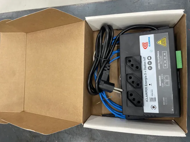 iCLAMPER Energia 3 + Dados IoT - Novo - Monitoramento Remoto de Energia - CLAMPER