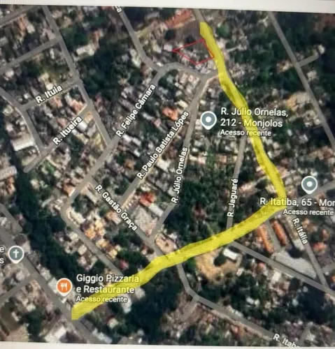 TERRENO C/ RGI - 1.270 M2 - Monjolos - "Rua Itália"