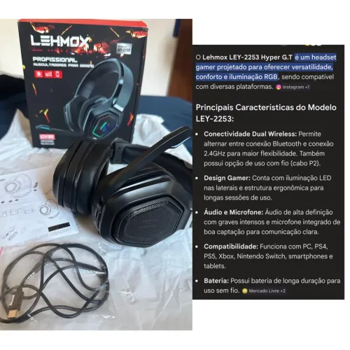 Headset Lehmox Ley 2253