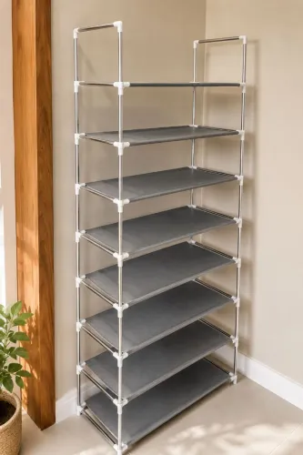 Sapateira Multiuso Inox | 9 Andares