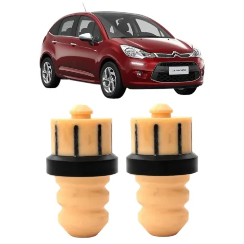 Par de kit de amortecedor traseiro citroen c3 14/21