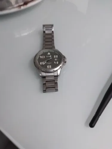 Relogio oriente mbss 1295A, pulseira prateada