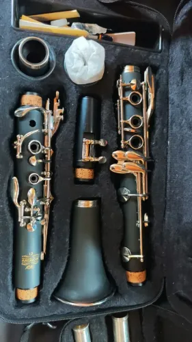Clarinete moresky E1 sib 17 chaves/ flauta transversal harmonics