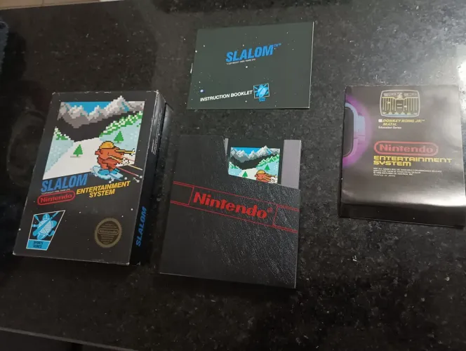 Slalom Original Completo para Nintendinho Nintendo NES