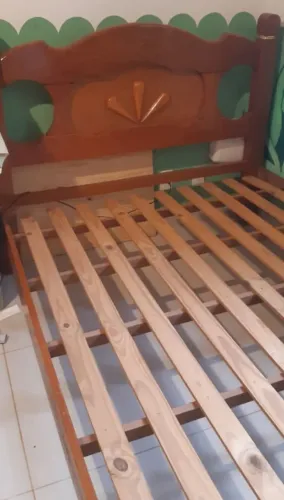 Cama casal madeira