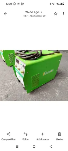 Vendo 2 máquinas de solda hylong 400A. /380v