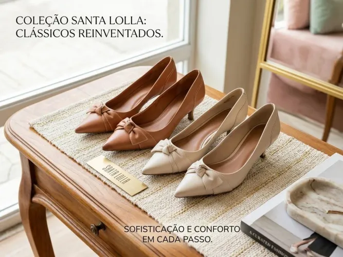 2 PARES DE SAPATOS SANTA LOLLA
