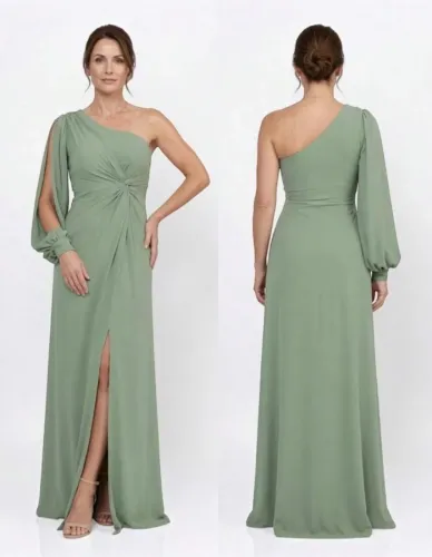 Vestido de festa - verde oliva