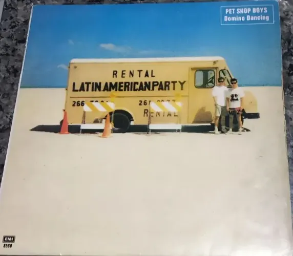 Lp Pet Shop Boys- Domino dancing- importado 12"