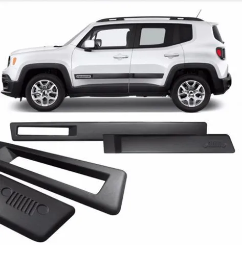 Friso Lateral Jeep Renegade 2015 2016 2017 2018 2019 Preto