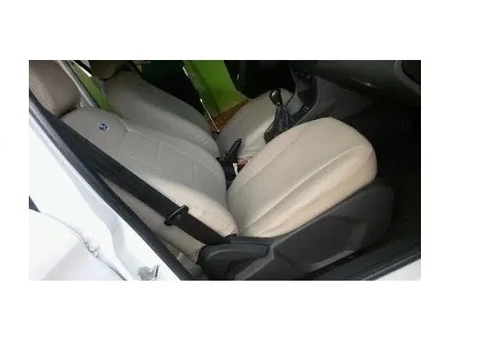 Capa banco Couro Corvin Bege frente e costa Universal todos os carro