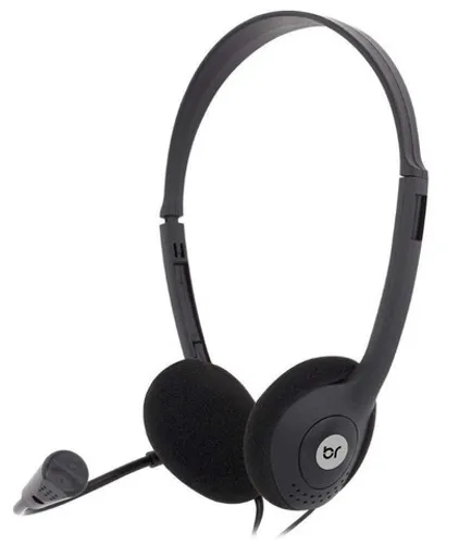 Fone De Ouvido Headset Home Office Com Microfone Conector P2 Haste Regulável