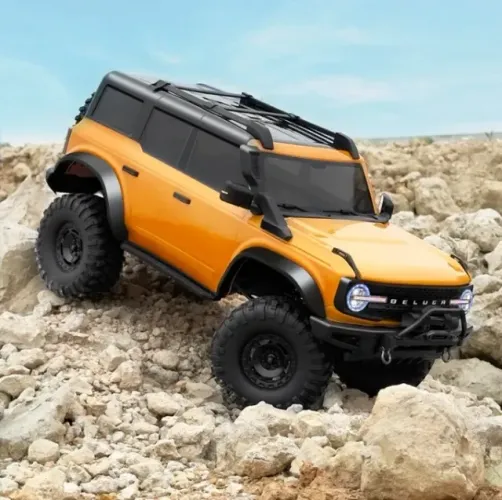 Carro de Controle Crawler HB R1001 Cópia do Traxxas Trx-4 Bronco 4x4 - 1/10 - Top!