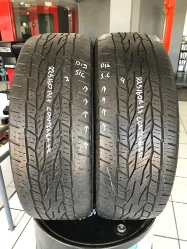 Kit 02 Pneus 225/60r17 Continental Crosscontact Lx2 (usados) 3/4