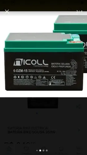 Bateria bicicleta elétrica novas