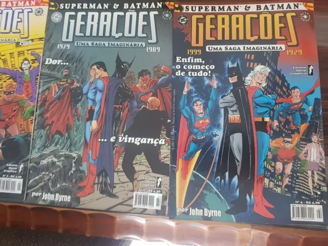 Coleção Gerações DC e O Procurado da Top Cow.