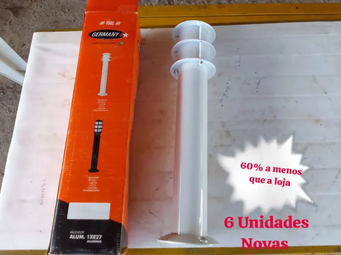 6 Luminária de jardim