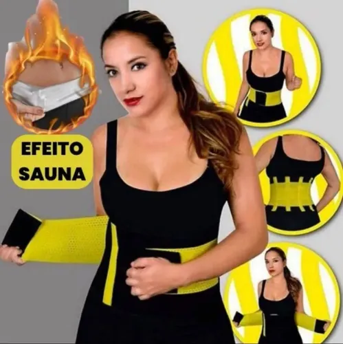 Cinta Faixa abdominal redutora com efeito sauna - Hot Shapers