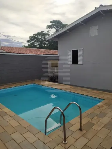 Sobrado para vender com 3 quartos, edícula completa com piscina em Barão Geraldo
