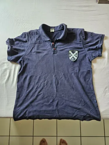 Polo Masculina Azul Skyler - Tamanho GG