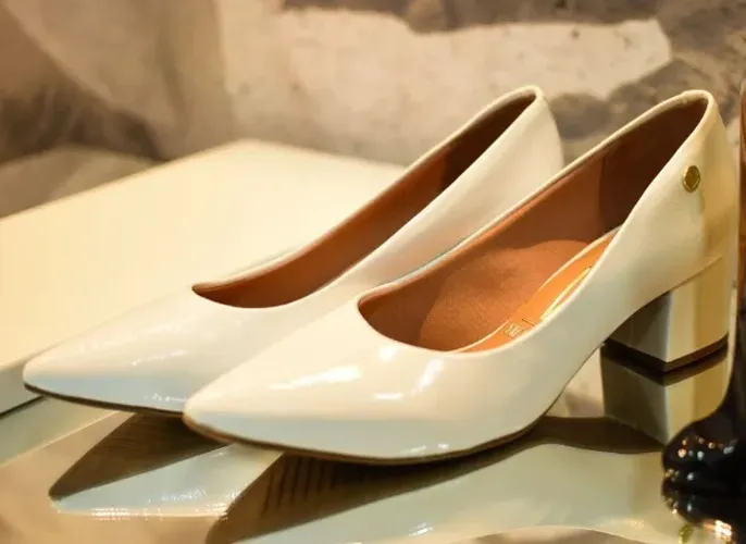 Sapato Scarpin Vizzano Salto Grosso 
