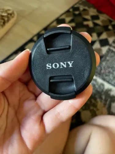 Tampa objetiva para lente Sony
